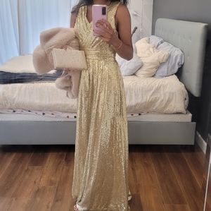Sequin maxi dress